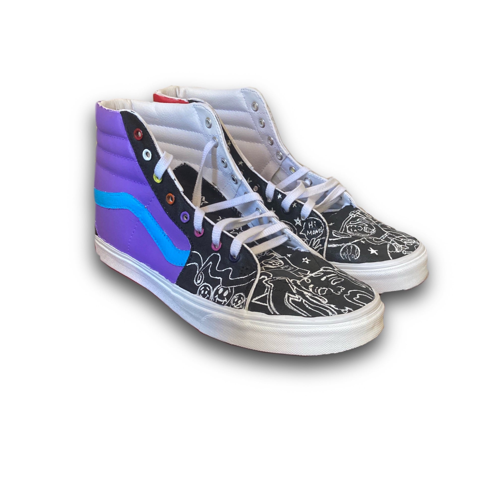Travis Scott Air Force 1 Lows Astroworld White Nike Shoes Custom 7 Men 8.5  Women | eBay
